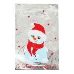 Пакет п/п «Снеговичок» 20*30см
