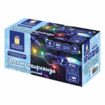 Электрогирлянда-нить уличная «Стандарт» 6м, 60LED, мультицвет на батарейках