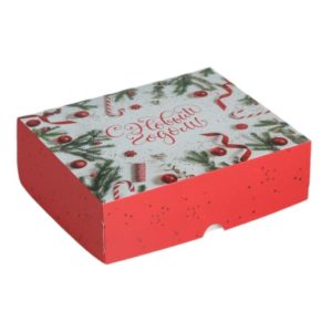 Коробка д/пирожных "С Новым годом!", 20 х 17 х 6см, НГ /5/