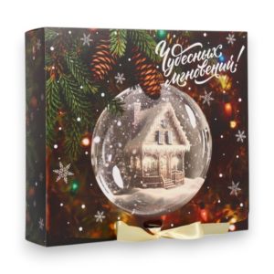 Коробка д/под складная Чудесных мгновений НГ 20*18*5см