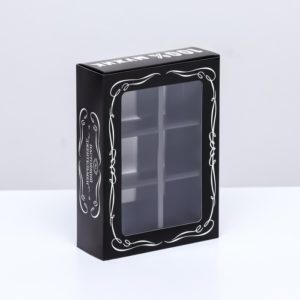 Коробка под 6 конфет 13,7 х 9,8 х3,8 см /5/