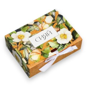 Коробка д/под "Сияй" складная,16,5*12,5*5см