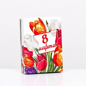 Коробка д/под складная Букет тюльпанов 21*15*5,7см