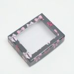 Коробка сборная, крышка-дно, с окном 18*15*5