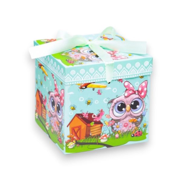 Коробка самосборная" 15*15*15см, микс