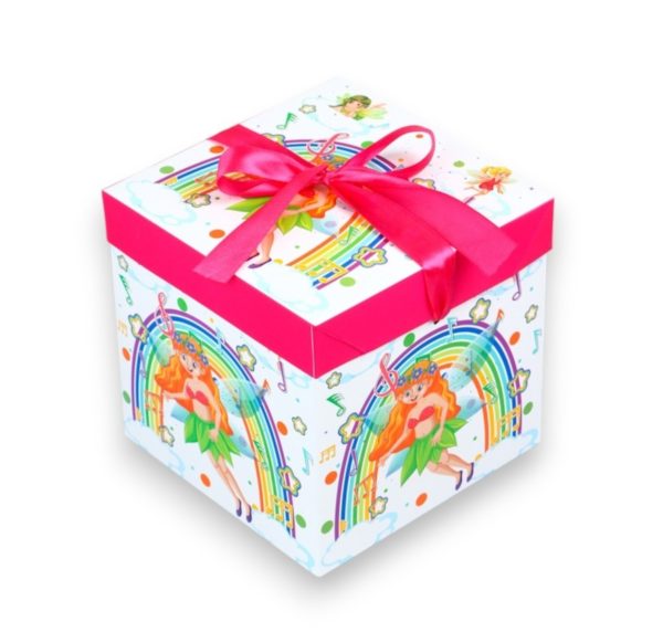 Коробка самосборная" 15*15*15см, микс