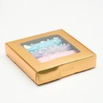 Коробка самосборная 16*16*3см