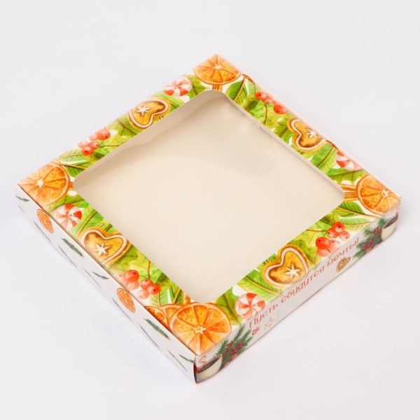Коробка самосборная 16*16*3см