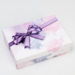 Коробка д/под складная, 21*15*5см микс