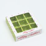 Коробка под 9 конфет 13,7х13,7х3,5 см