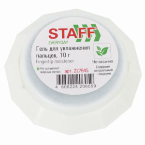 Гель для увлажнения пальцев STAFF EVERYDAY 10 г (Малайзия), нежирный, нетоксичный