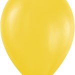 Шар воздушный М12/30см, MESHU, пастель, желтый