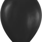 Шар воздушный М12/30см, MESHU, пастель,черный