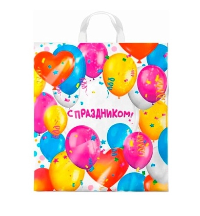 Пакет П/р 38*42 см, 37мкм, "Пати" /25/300/