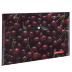 Папка-конверт на кнопке А4 «Brauberg» Cherry, 160мкм,  до 100л, цветная печать