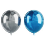 Шар воздушный М12/30см, MESHU, blue, уп.25 шт