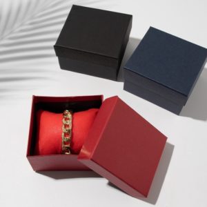 Коробка ювелир. "Симпл" 8*8см, цвет МИКС