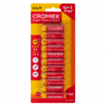 Батарейка «CROMEX Super» Heavy Duty, R6/316/АА, 15A, солевая /1штука/ /1/11/