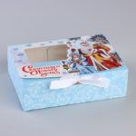 Коробка д/под «Новый год » 16,5*12,5*5 см