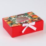Коробка д/под «Новый год » 16,5*12,5*5 см