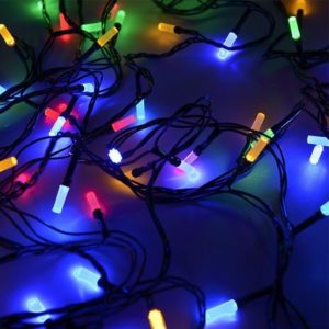 Гирлянда-нить "Лучики" 100LED разноцв. 10м, 8 реж