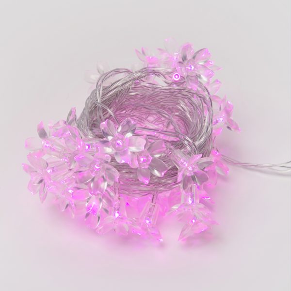 Гирлянда-нить SAKURA "Сакура" 50LED розовый 7м, 8реж. IP20, 2,5W Гирлянда-нить SAKURA "Сакура" 50LED розовый 7м, 8реж. IP20, 2,5W