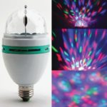Лампа-диско E27 1.5W RGB «Звезды» d=10см 220V
