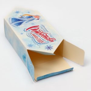 Коробка д/под «Снегурочка», 14 х 22 х 8 см.