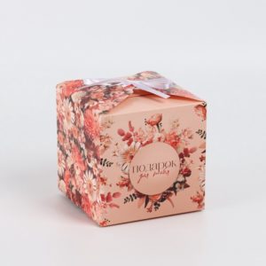 Коробка складная 12*12*12см "Для тебя"