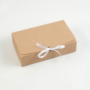 Коробка д/под складная, крафт, 20 х 12 х 5 см