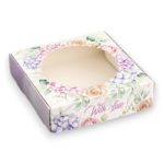 Коробочка сборная с окном 11,5*11,5*3см