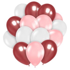 Шар воздушный М12/30см, MESHU, rose, уп.25 шт