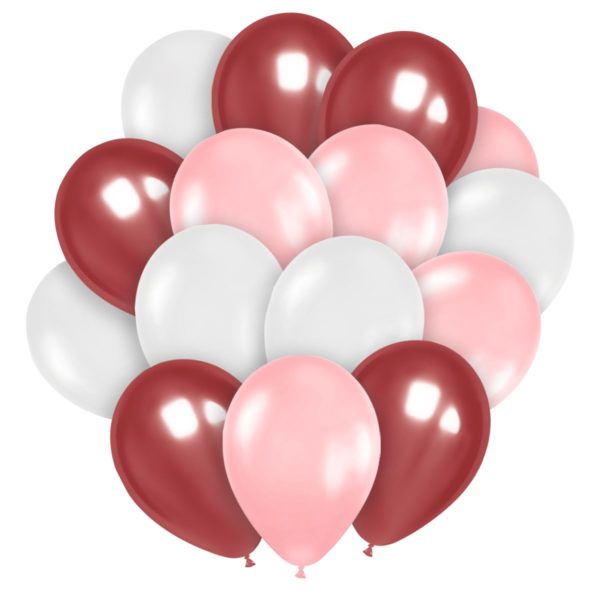 Шар воздушный М12/30см, MESHU, rose, уп.25 шт