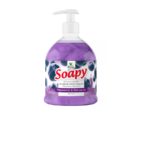 Ж/м «Soapy» с перламутром, Черника в йогурте 500мл, с дозатором Clean&Green