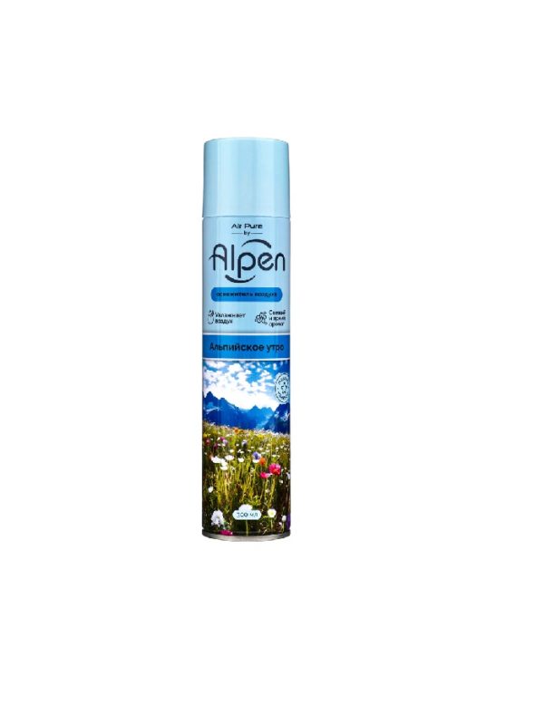 Осв. воздуха "ALPEN" Альпийское утро, 300мл, аэрозоль /12/