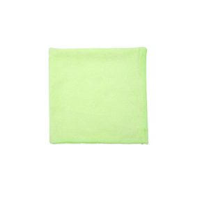 Салфетка д/уб. микрофибра 40*40см, 220 г/м2, зеленая, 5 штук/уп.