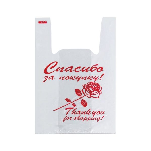 Пакет майка нд 28*50 см, 11мкм, белая "БЗП" /100/3000/
